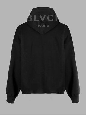 BLVCK Paris Essential Hoodie, Washed Black, Unisex